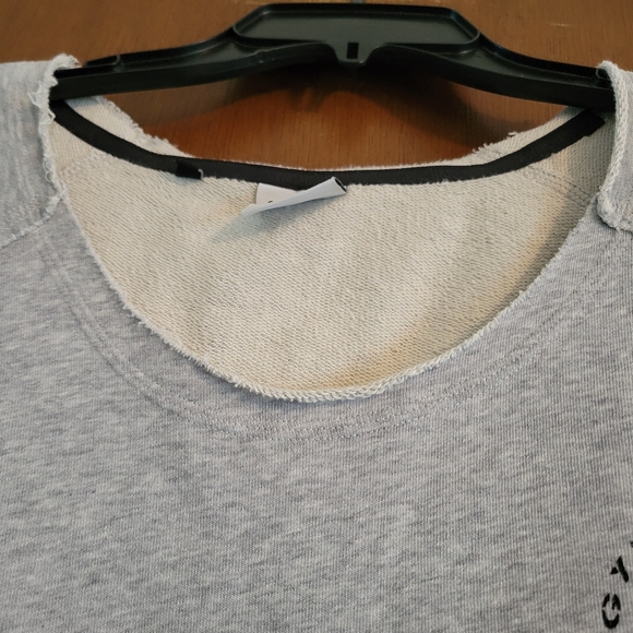 Gymshark Legacy Rag Top Mens Large L Gray Short Sleeve Crew Neck Weightlifting - Picture 8 of 11